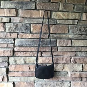 Coach 9142 Black Leather Mini Hippie Flap Crossbody Purse